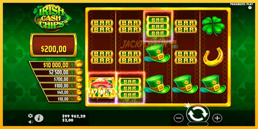 একটি স্লট মেশিন সঙ্গে বাস্তব টাকা Irish Cash Chips, ছবি 4