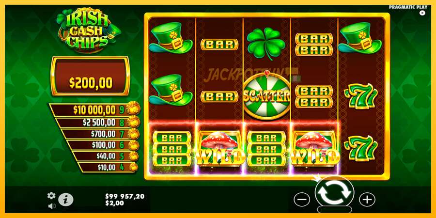 একটি স্লট মেশিন সঙ্গে বাস্তব টাকা Irish Cash Chips, ছবি 5