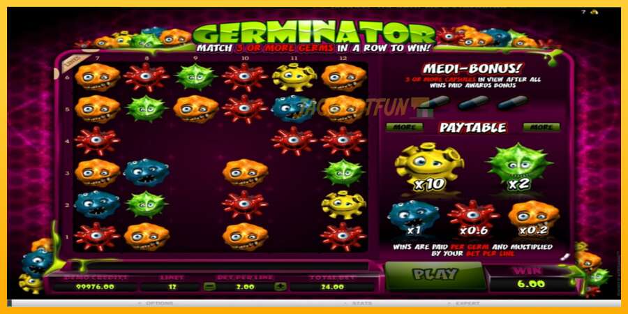 একটি স্লট মেশিন সঙ্গে বাস্তব টাকা Germinator, ছবি 3