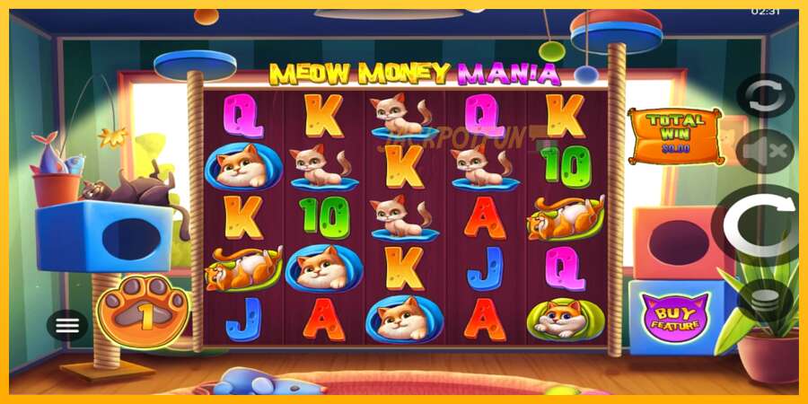 একটি স্লট মেশিন সঙ্গে বাস্তব টাকা Meow Money Mania, ছবি 1