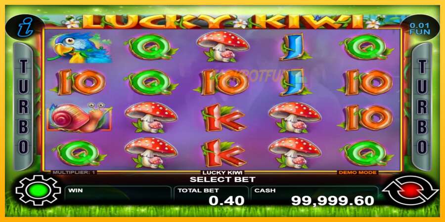 একটি স্লট মেশিন সঙ্গে বাস্তব টাকা Lucky Kiwi, ছবি 1