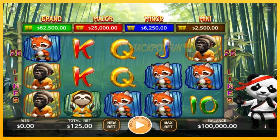 একটি স্লট মেশিন সঙ্গে বাস্তব টাকা Kick Cash Panda, ছবি 1