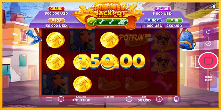 একটি স্লট মেশিন সঙ্গে বাস্তব টাকা Caramelo Jackpot, ছবি 3